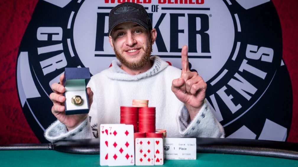 ZACHARY FISCHER WINS CHEROKEE WSOP CIRCUIT MAIN EVENT FOR $324K 