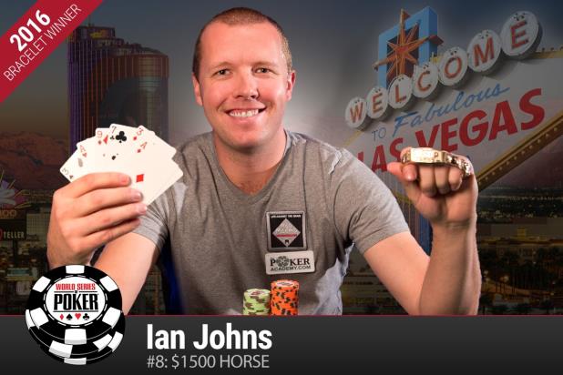 IAN JOHNS RIDES AWAY WITH H.O.R.S.E. GOLD BRACELET, HIS SECOND WIN