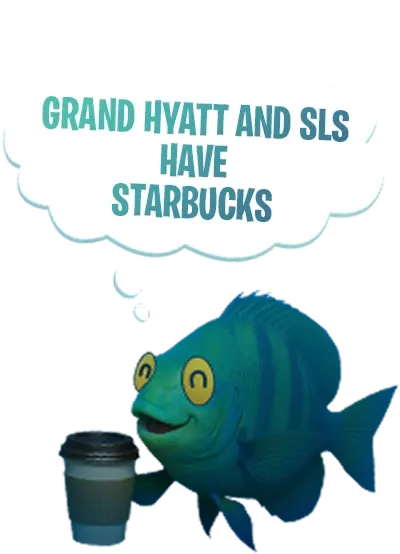 Grand Hyatt And Sls Have Starbucks