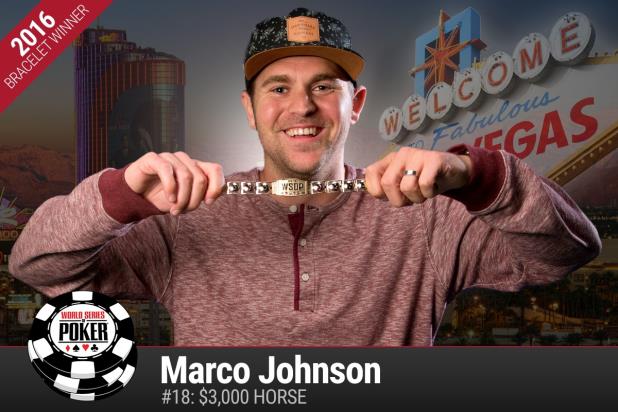 MARCO JOHNSON WINS HIS SECOND GOLD BRACELET