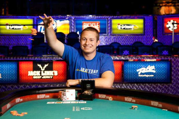 HERE'S THE HEADS-UP: BRIAN HASTINGS IS A GOLD BRACELET WINNER