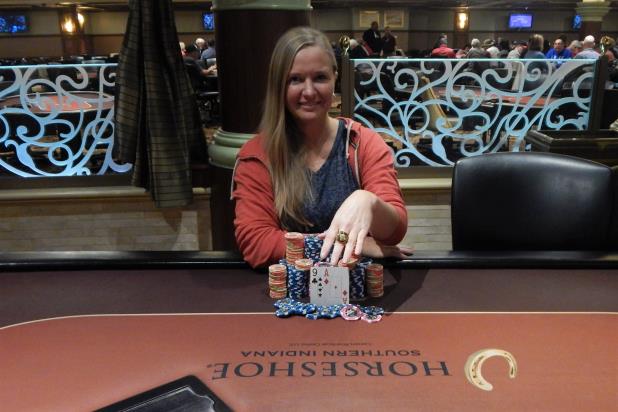 HEATHER ALCORN WINS HORSESHOE SOUTHERN INDIANA MAIN EVENT