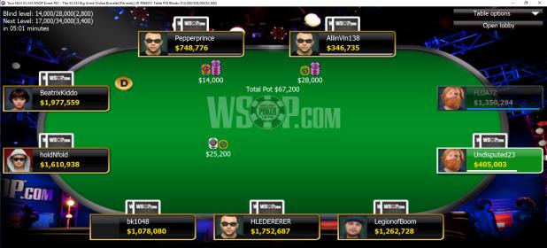 THOMAS 'FLOATZ' CANNULI WINS $3,333 BIG GRIND ONLINE BRACELET