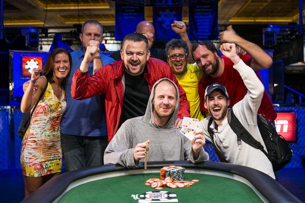 JESSE MCEUEN ANTES UP AND WINS GOLD BRACELET