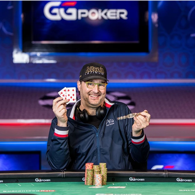 17-time WSOP bracelet winner Phil Hellmuth