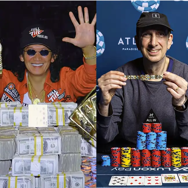 WSOP legends Scotty Nguyen (left) and Erik Seidel (right)